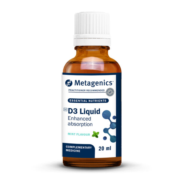 Vit D3 Liquid (20ml) Metagenics