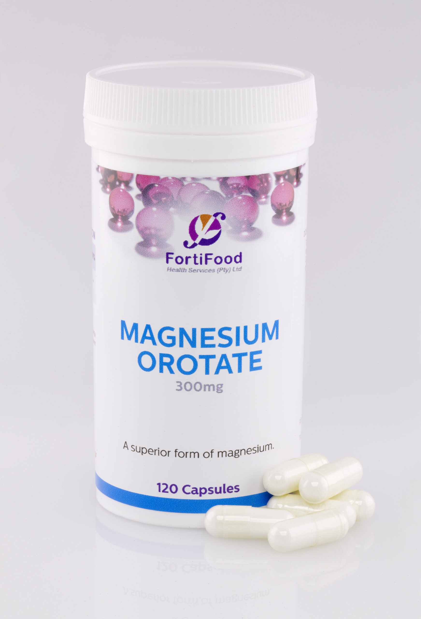 Magnesium Orotate 300mg (120) Fortifood