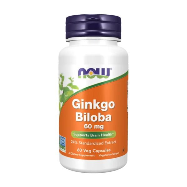 Ginkgo Biloba 60mg (60) Now