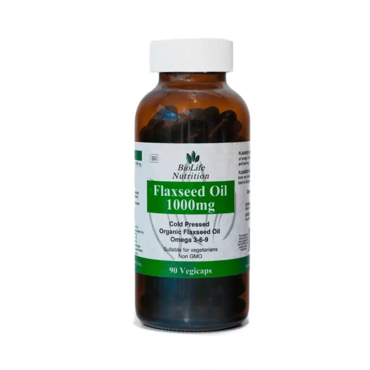 Flaxseed Oil 1000mg (90) BioLife