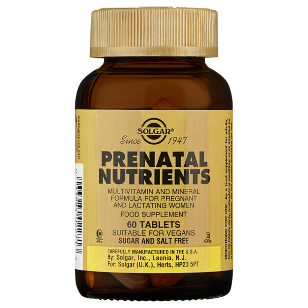 Prenatal Nutrients (60) Solgar