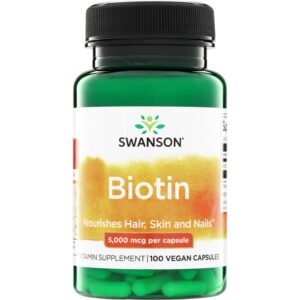 Biotin 5000mcg (100) Swanson