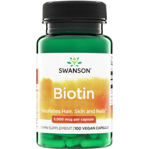 Biotin 5000mcg (100) Swanson