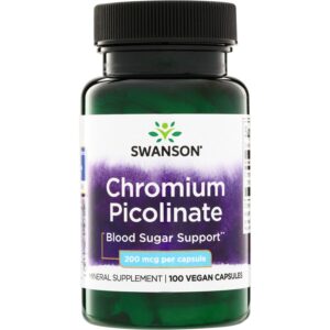 Chromium Picolinate 200mcg (100) Swanson